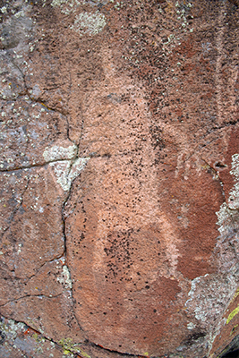 Pahranagat Anthropomorph Style with solid-pecked body